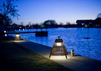 Tent-Shaped Light Fixtures Image 4