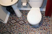 DIY Bottle Cap Flooring Image 2