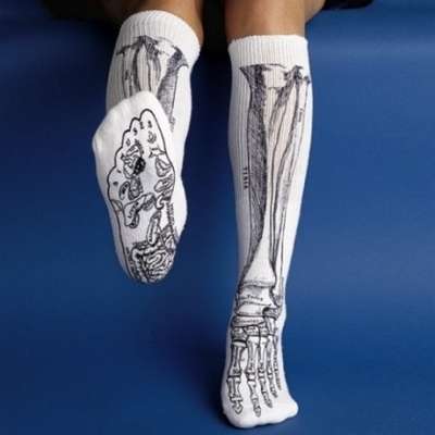Bone-Revealing Socks