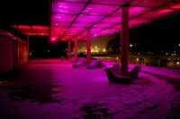 Paneled Outdoor Light Installations Image 3