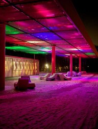 Paneled Outdoor Light Installations Image 4