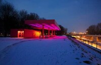 Paneled Outdoor Light Installations Image 5