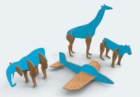 Carton-Composed Playthings Image 2