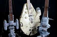 Geeky Sci-Fi-Mimicked Guitars