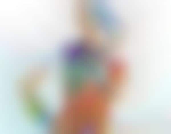Vivid Sequined Beachwear