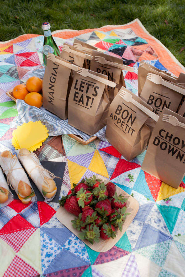 Personalized Picnic Bags