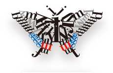 Insect Taxidermy Typography