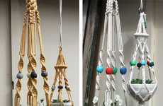 Suspended Crochet Planters 