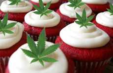 Cocoa Velvet Cannabis Cupcakes