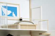 Modernly Equipped Avian Abodes 