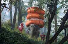 Donut-Infused Robot Paintings