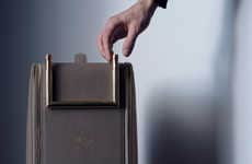 Vintage Chest-Inspired Luggage