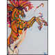 Psychedelically Shaded Horse Illustrations Image 4