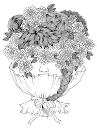 Cluttered Headdress Sketches Image 3