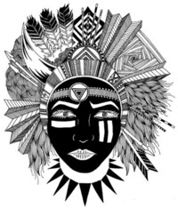 Cluttered Headdress Sketches Image 4