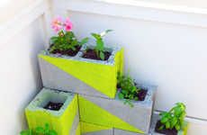 Upcycled Concrete Planters