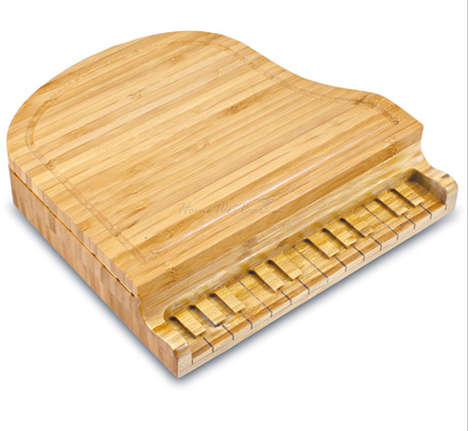 Musically Shaped Cheese Boards