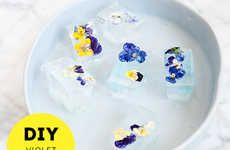 DIY Floral Ice Cubes 