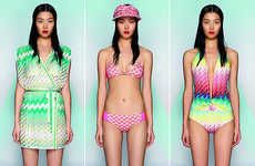 Neon Patterned Swimsuits