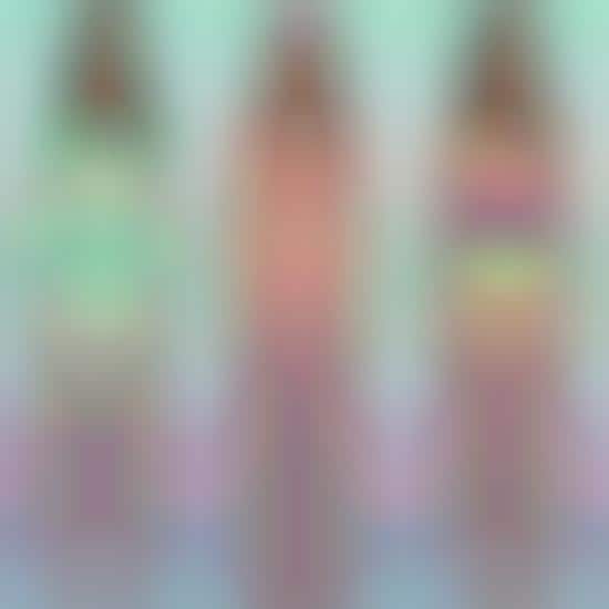 Neon Patterned Swimsuits