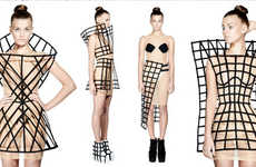Gridded Corset Couture