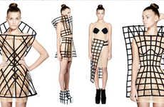 Gridded Corset Couture