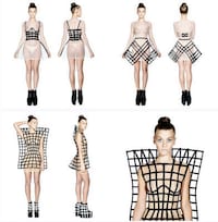 Gridded Corset Couture Image 2
