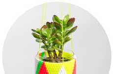 Neon Beaded Planters