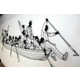 Rowing Silhouette Sculptures Image 2