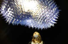 Spiky Interactive Light Sculptures