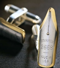 Vintage Calligraphy Cufflinks Image 3