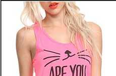 Comical Cat Tops