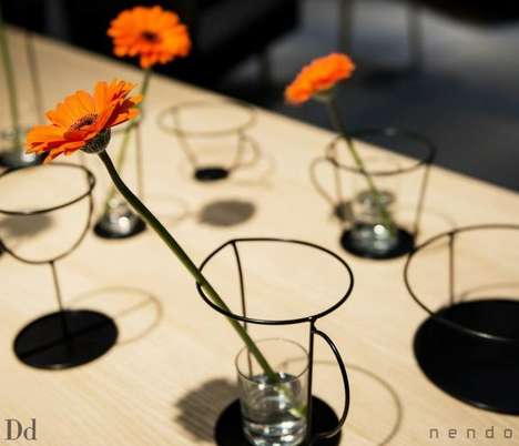 Wire Frame Flower Pots