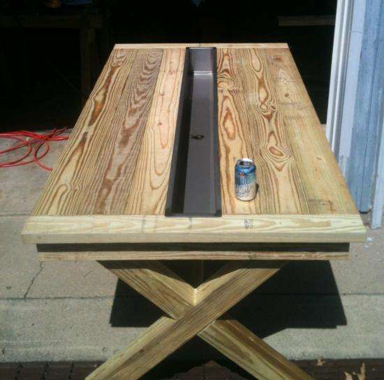 Ice Cooler Tables