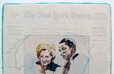 Artfully Mummified Newspapers