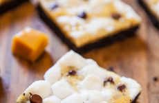 Cookie-Infused Campfire Squares