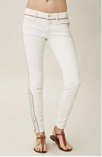 Embroidered Tribal Denim Image 2
