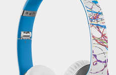 Paint-Splattered Headphones