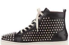 Spiked Leather Sneakers