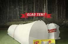 One-Man Garbage Bin Tents