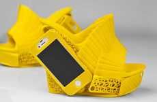 Phone-Integrated Footwear Art