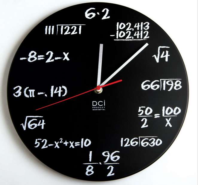 Math Knowledge-Testing Clocks