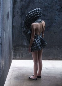 Folded Foam Fashion Looks Image 5