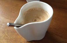 Spoon-Slotted Coffee Cups