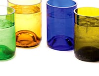 Recycled Wine Bottle Cups Image 2