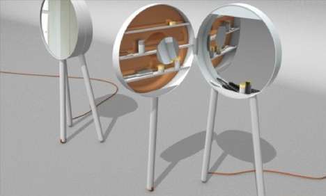 Standing Circular Vanities