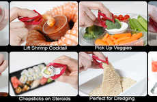 Sticky Food Finger Tongs