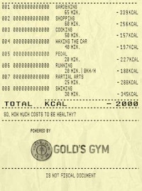 Calorie Receipt Campaigns Image 2
