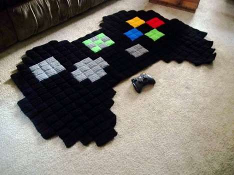 Pixelated Gamer Rugs