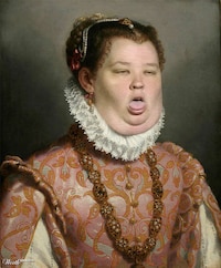 Classically Painted Celebs Image 8